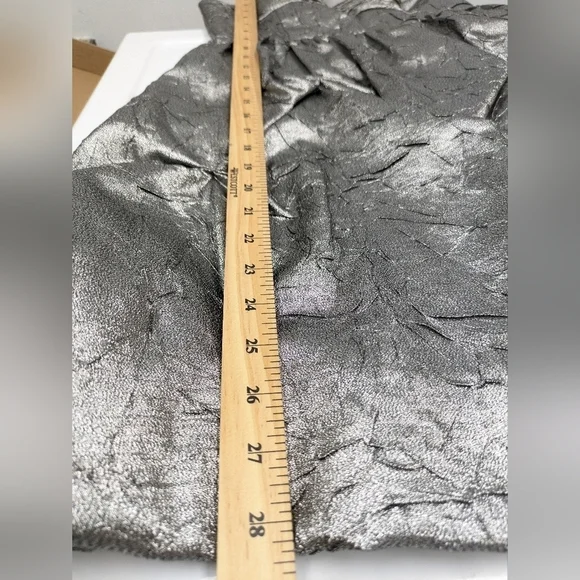 Le Chateau metallic grey silver strapless mini dress size XS - Picture 9 of 14